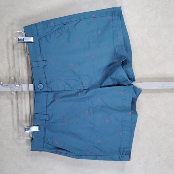 09543 Magellan Aegan Blue Happy Camper Shorts 10 NWT - Picture 1 of 10